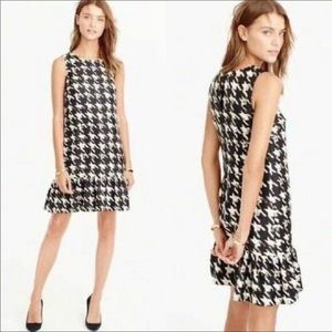 *NWT* J. Crew 100% Silk Houndstooth Dress